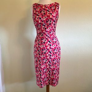 Diane Von Furstenberg Rose and Blue Dress